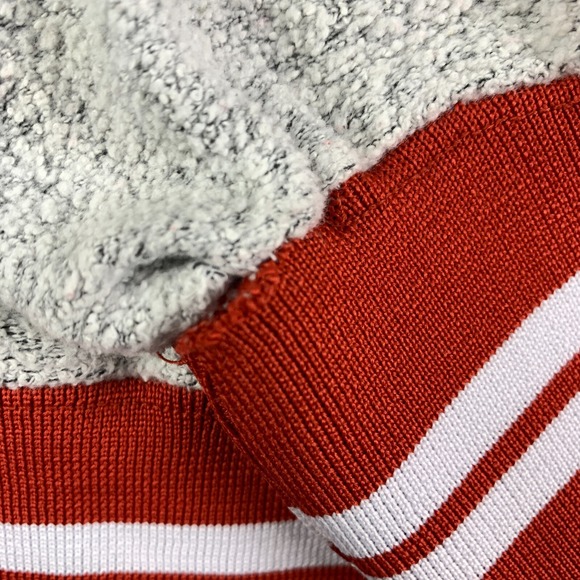 Syracuse Orange Hoodie Adult Large Gray Terry Cloth Pullover Sweater NCAA Mens - Picture 8 of 15